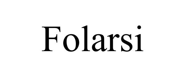 Trademark Logo FOLARSI