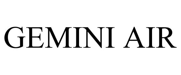Trademark Logo GEMINI AIR