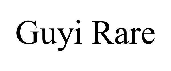 Trademark Logo GUYI RARE