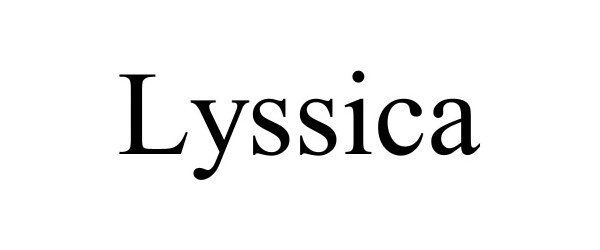 Trademark Logo LYSSICA