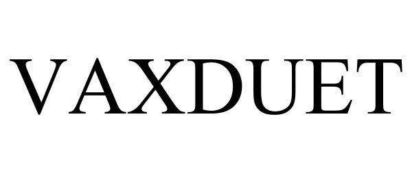 Trademark Logo VAXDUET