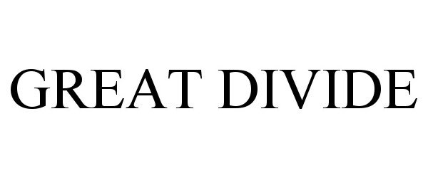 Trademark Logo GREAT DIVIDE