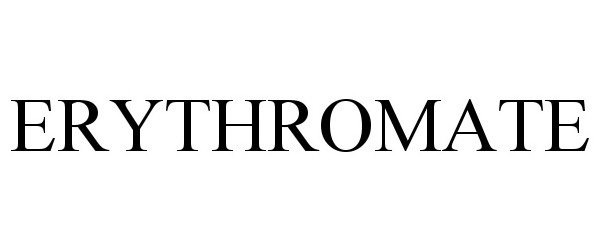 Trademark Logo ERYTHROMATE