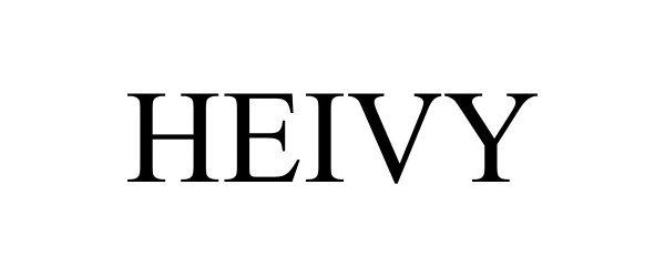 Trademark Logo HEIVY