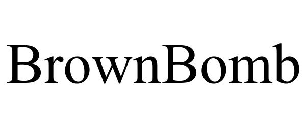 Trademark Logo BROWNBOMB