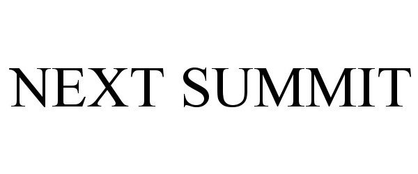  NEXT SUMMIT