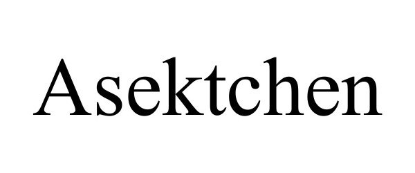 Trademark Logo ASEKTCHEN