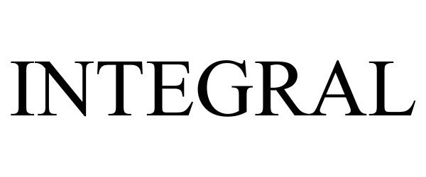 Trademark Logo INTEGRAL