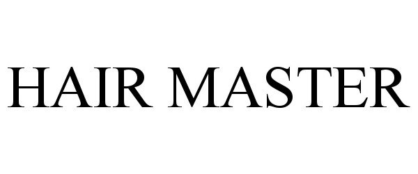 Trademark Logo HAIR MASTER