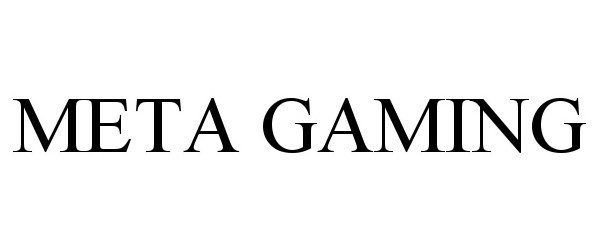 Trademark Logo META GAMING