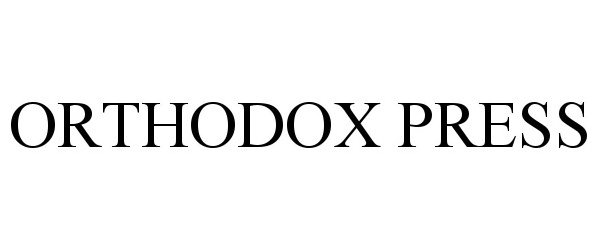  ORTHODOX PRESS