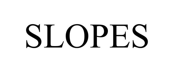 Trademark Logo SLOPES