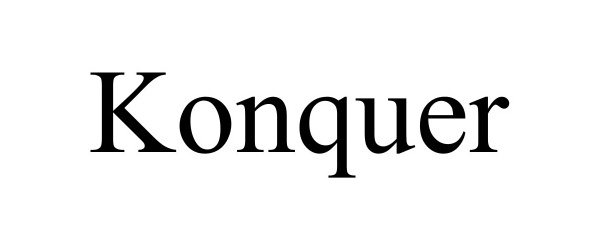 Trademark Logo KONQUER