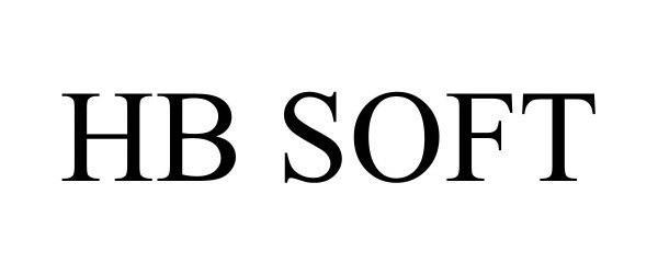 Trademark Logo HB SOFT