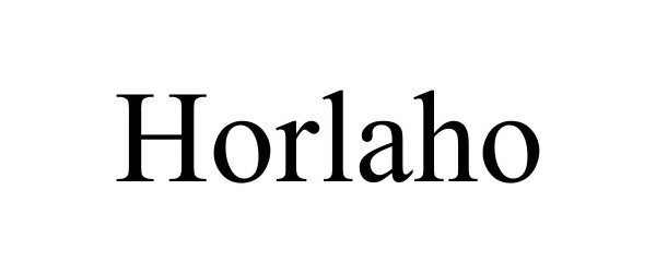 Trademark Logo HORLAHO