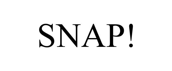 Trademark Logo SNAP!