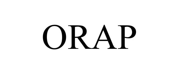 Trademark Logo ORAP