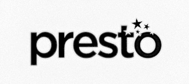 Trademark Logo PRESTO