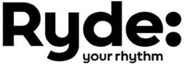 Trademark Logo RYDE: YOUR RHYTHM