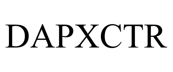 Trademark Logo DAPXCTR