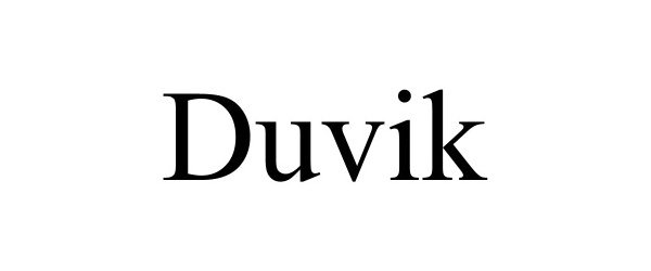 Trademark Logo DUVIK