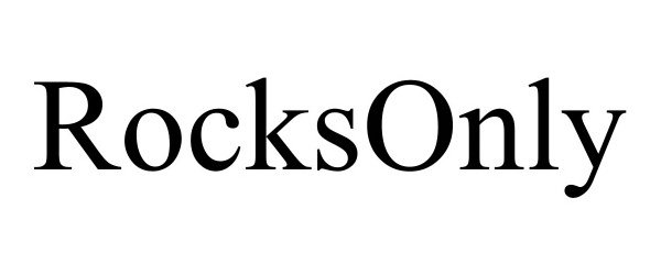 Trademark Logo ROCKSONLY