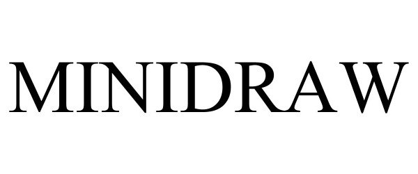 Trademark Logo MINIDRAW