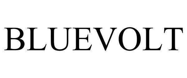 Trademark Logo BLUEVOLT