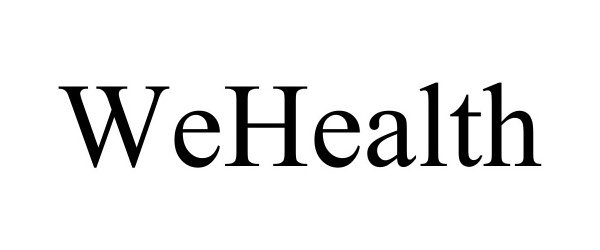 Trademark Logo WEHEALTH