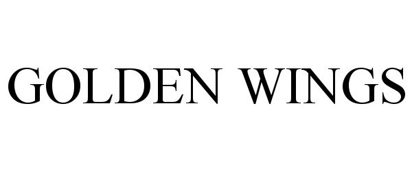 Trademark Logo GOLDEN WINGS