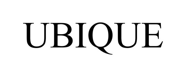 Trademark Logo UBIQUE