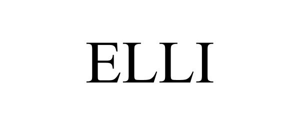 Trademark Logo ELLI