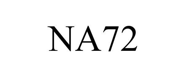Trademark Logo NA72