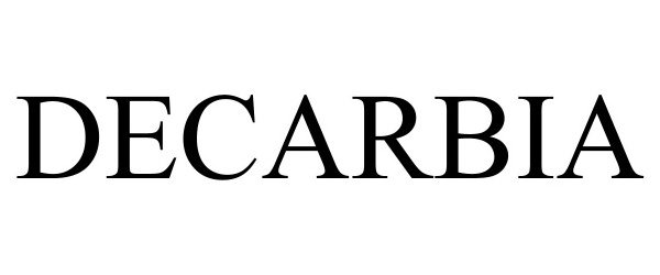 Trademark Logo DECARBIA