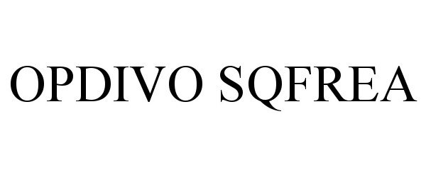 Trademark Logo OPDIVO SQFREA
