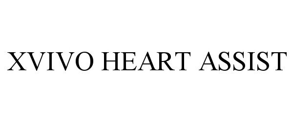  XVIVO HEART ASSIST