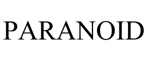 Trademark Logo PARANOID