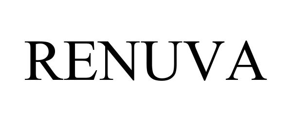 Trademark Logo RENUVA
