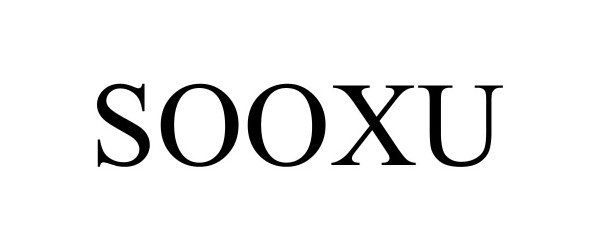 Trademark Logo SOOXU