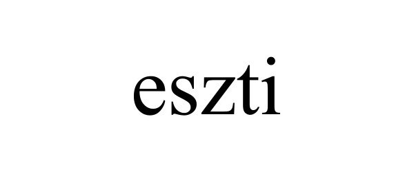 Trademark Logo ESZTI