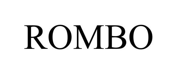 Trademark Logo ROMBO