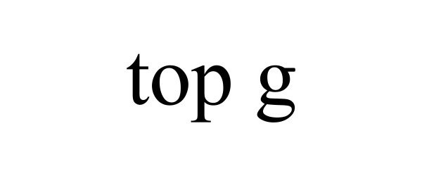 Trademark Logo TOP G