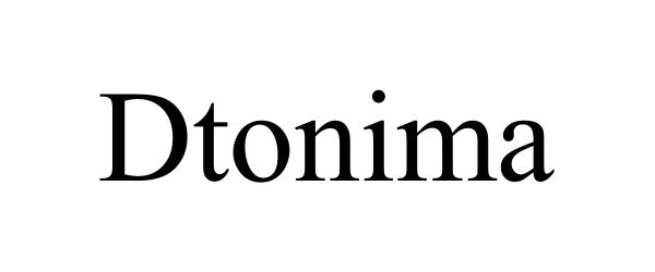Trademark Logo DTONIMA