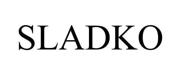 Trademark Logo SLADKO