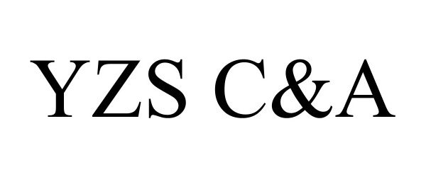 Trademark Logo YZS C&amp;A