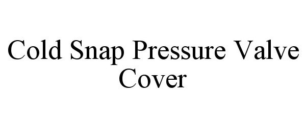  COLD SNAP PRESSURE VALVE COVER
