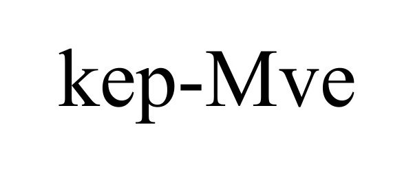 Trademark Logo KEP-MVE