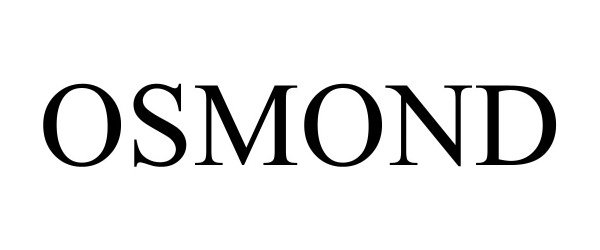 Trademark Logo OSMOND