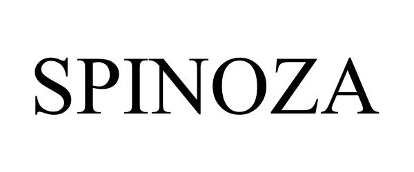 Trademark Logo SPINOZA