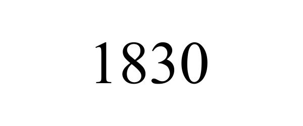 Trademark Logo 1830
